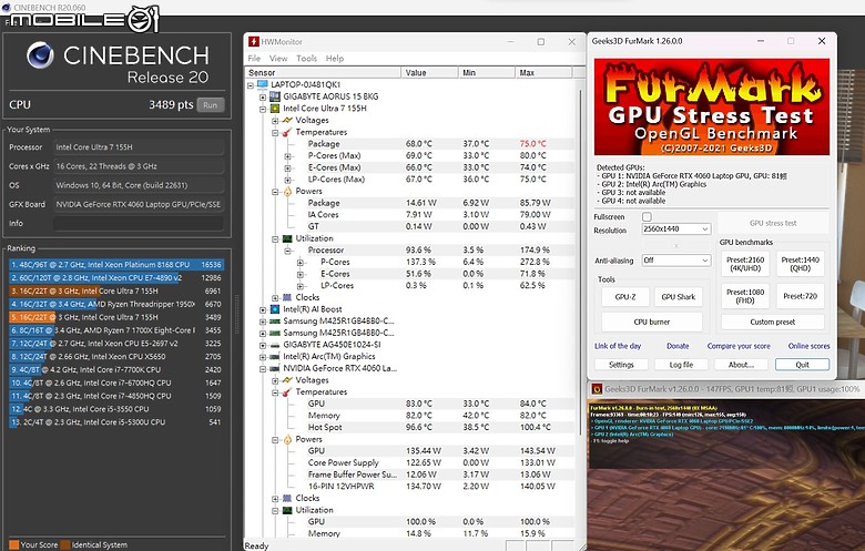 GIGABYTE AORUS 15 (2024) 測試報告｜兼具 AI 與電競效能的親民之選！