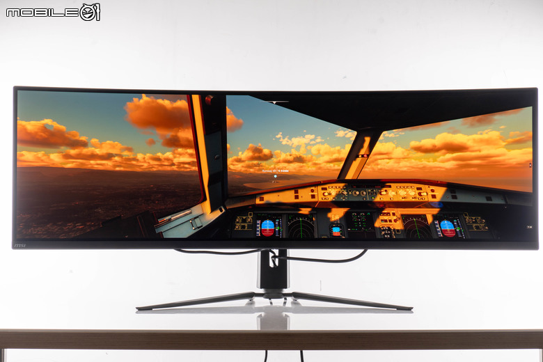 微星 MPG 491CQP QD-OLED 螢幕開箱實測 以超寬曲面搭配豔麗色彩帶來更沉浸遊戲感受