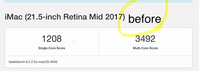 iMac 2017升級經驗+第二次拆換CPU
