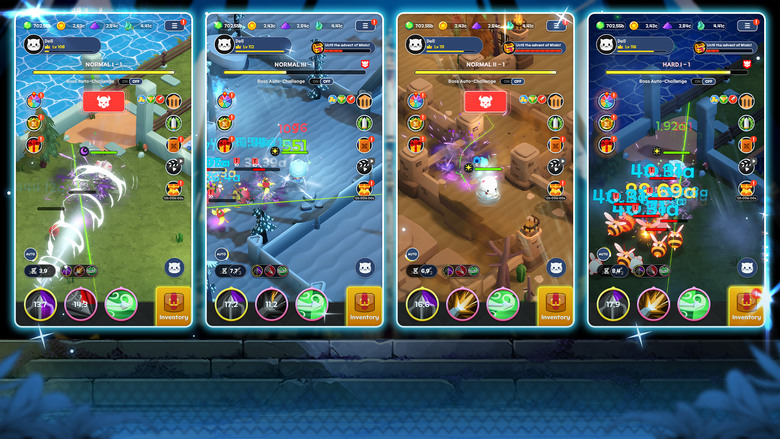 《塔貓之戰：閒置貓咪角色扮演遊戲》 4月25日上架 Tower Cat Battle AFK Idle RPG 無限流 3D 戰鬥放置類 RPG | 解鎖超多可愛的貓咪皮膚 闖關地下城、BOSS 狩獵