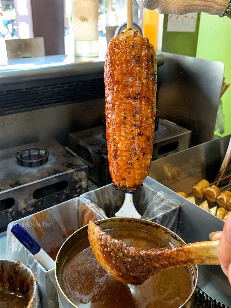 點我看大圖 限定醬烤筊白筍,脆甜可口,醬烤玉米很Q也很涮嘴