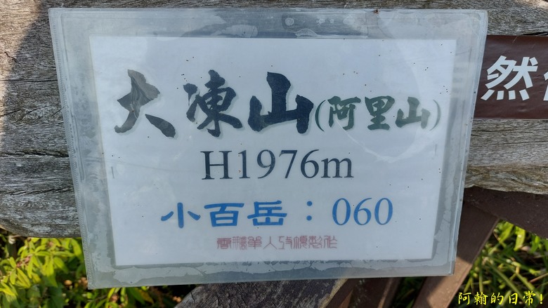 奮起湖的小百岳國家森林步道 大凍山