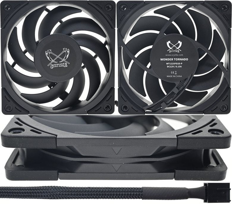 Scythe 鎌刀 SCMG-6000DBE 無限6 闇黑雙風版散熱器開箱