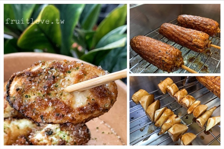 點我看大圖 限定醬烤筊白筍,脆甜可口,醬烤玉米很Q也很涮嘴