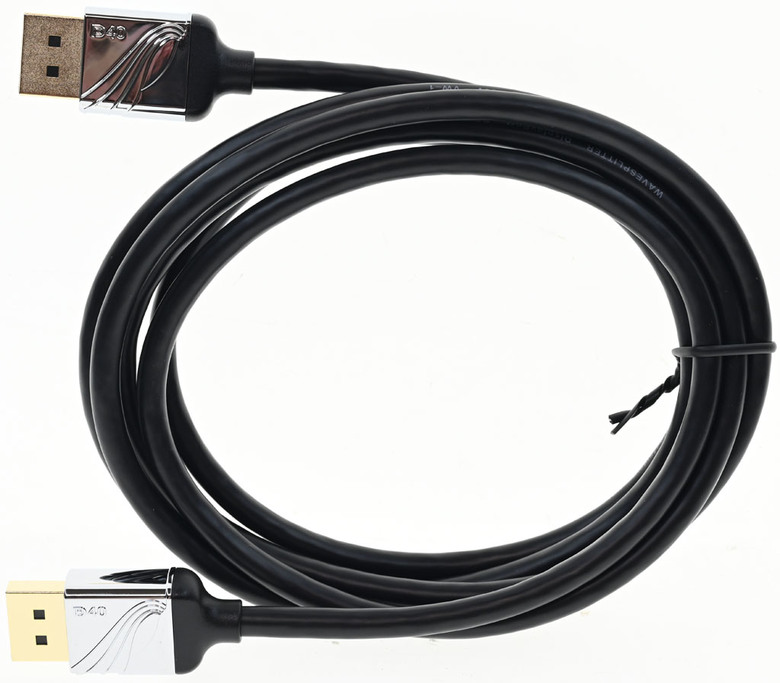 WaveSplitter 威世波 2米DisplayPort 2.1 DP40影像傳輸線開箱