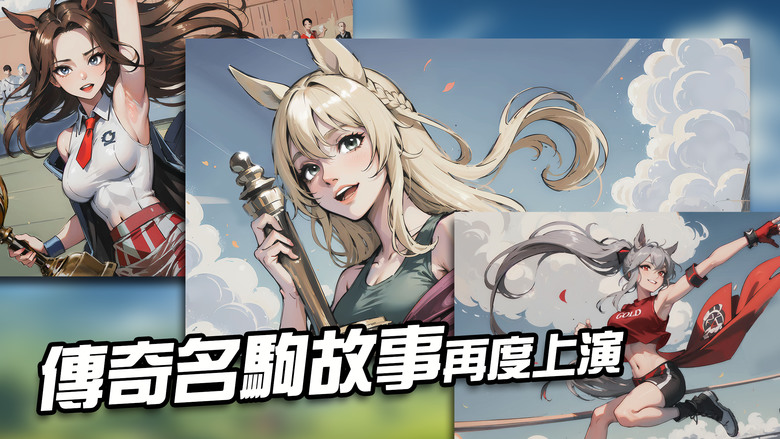 《Winning Derby 勝利の少女》 御駖少女培育模擬遊戲 4月26日更新 新世代賽馬少女養成 | 簡化版的賽馬娘 二次元 AI 立繪 全新改良的3D模型圖像 全新競賽視角 多角度欣賞賽跑賽事