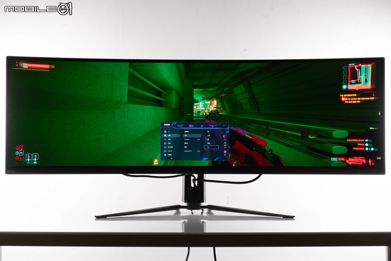 微星 MPG 491CQP QD-OLED 螢幕開箱實測 以超寬曲面搭配豔麗色彩帶來更沉浸遊戲感受