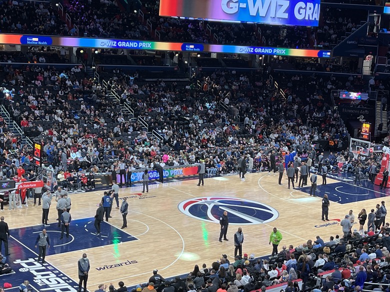NBA之兩個大爛隊對決 - WAS vs DET 現場花絮