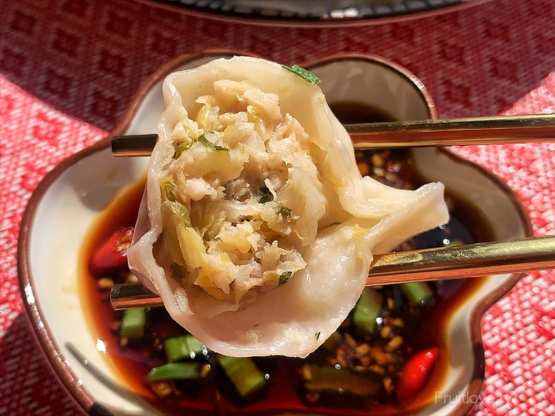 點我看大圖 手工水餃,水餃皮Q彈,內餡鮮嫩、紮實