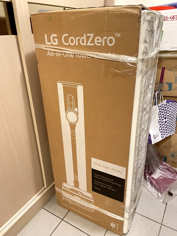 LG CordZero All-in-One Tower Combi 清空塔開箱體驗