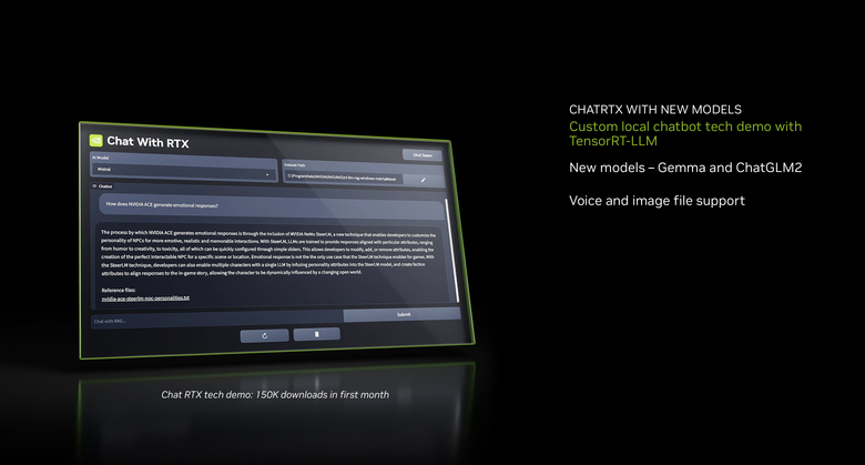 NVIDIA 再度表示 AI PC 還是要靠 RTX 顯卡 Chat RTX 個人 AI 也將導入中文應用