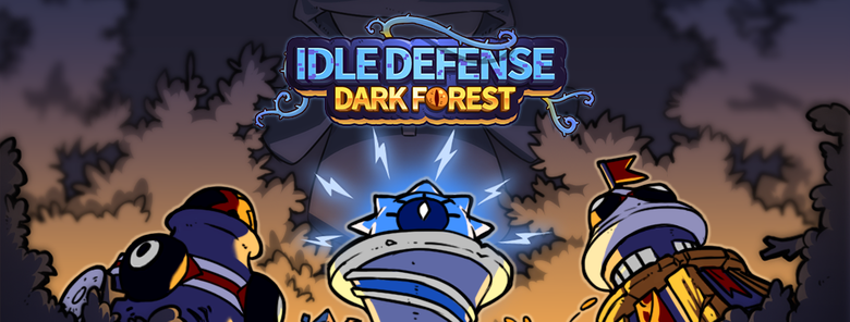 《放置塔防：幽林守衛者》 Idle Defense: Dark Forest 無限流策略佈陣塔防 | 升級、進化防禦塔 召喚上古魔靈助戰 手動點擊造成閃電傷害 升級技能打敗魔物 守衛水晶