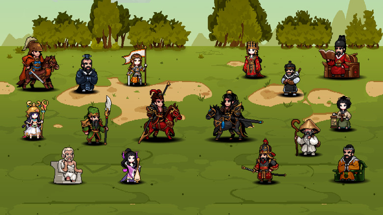 《Hero Sword - Idle RPG》 英雄之劍 像素風格放置型 RPG 墜入異次元重生為劍 | 轉生就是劍 召喚英雄、各式魔劍 組成小隊 施放酷炫魔法技能 擊敗魔物 拯救世界