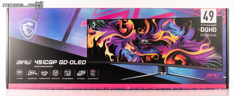 微星 MPG 491CQP QD-OLED 螢幕開箱實測 以超寬曲面搭配豔麗色彩帶來更沉浸遊戲感受