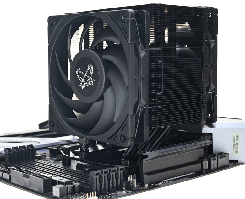 Scythe 鎌刀 SCMG-6000DBE 無限6 闇黑雙風版散熱器開箱