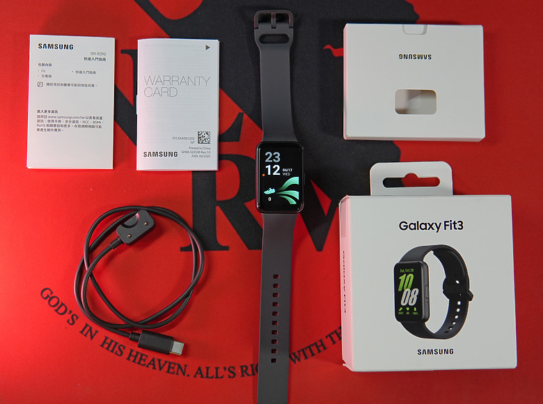 【開箱！】Samsung Galaxy Fit3 智慧手環 - 美觀！時尚！超輕薄！！