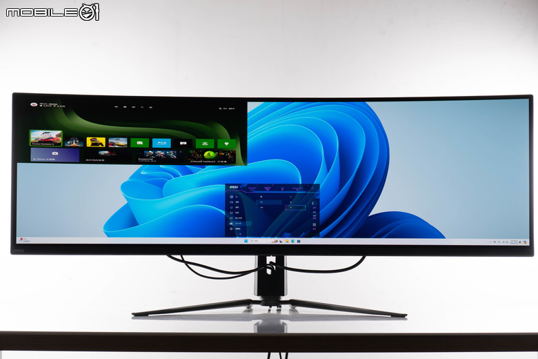 微星 MPG 491CQP QD-OLED 螢幕開箱實測 以超寬曲面搭配豔麗色彩帶來更沉浸遊戲感受