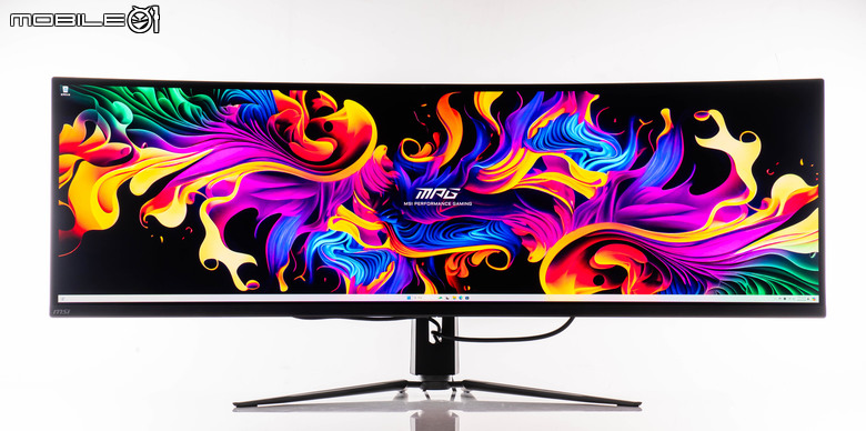 微星 MPG 491CQP QD-OLED 螢幕開箱實測 以超寬曲面搭配豔麗色彩帶來更沉浸遊戲感受