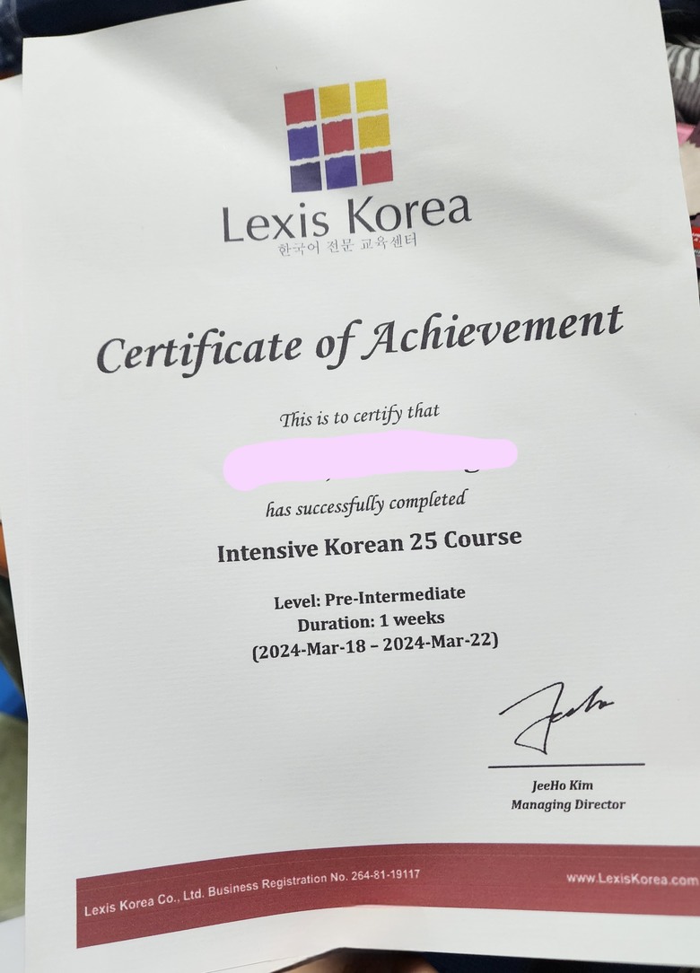 【2024韓國語言學校推薦(非語學堂)】Lexis Korea心得分享