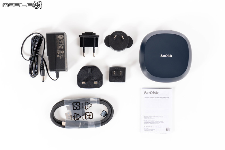WD SanDisk Desk Drive 外接式 SSD 開箱實測 小巧身形卻具有 8 TB 大容量配置!