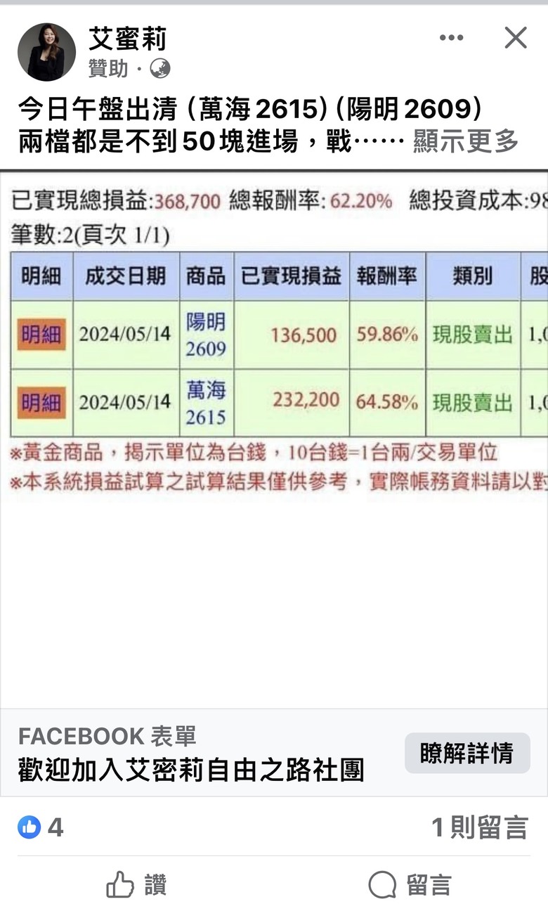 滿滿的投資社團，自己來認領…..