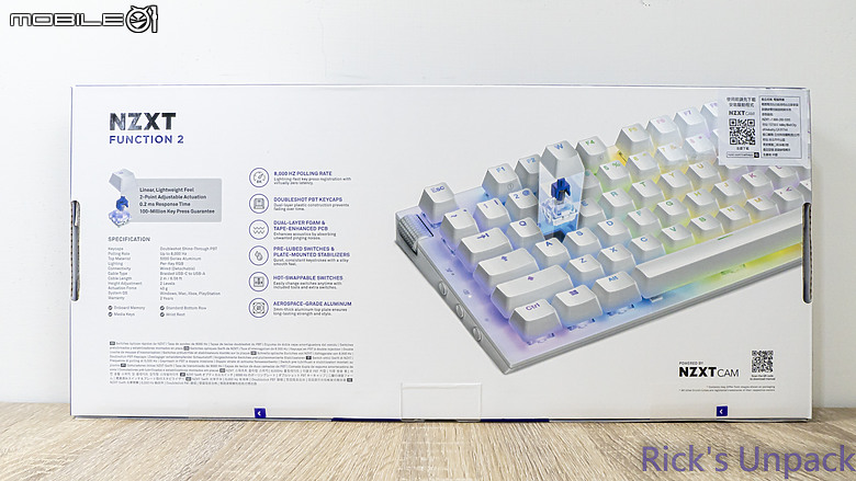 【開箱】NZXT邁向競技之路 | NZXT LIFT 2 ERGO WHITE & NZXT FUNCTION 2 WHITE