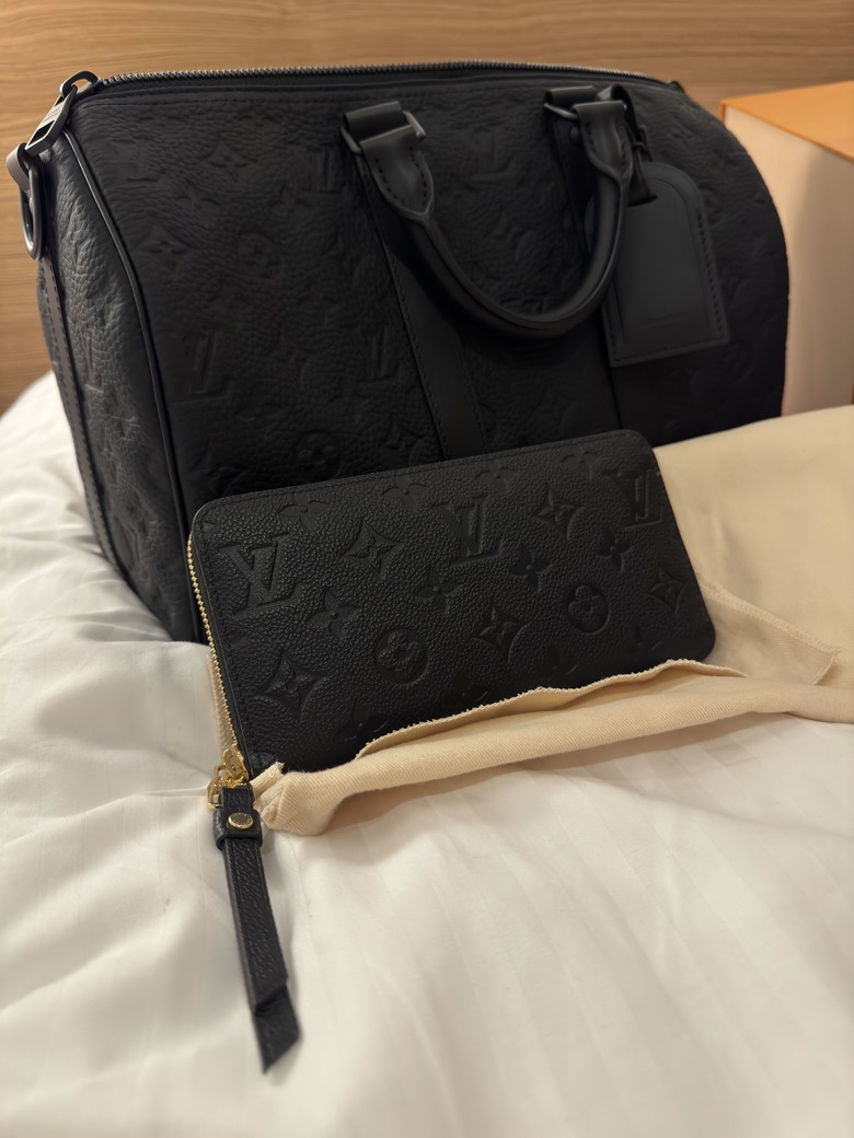 LV Keepall Bandoulière 35 & Monogram Empreinte 長夾