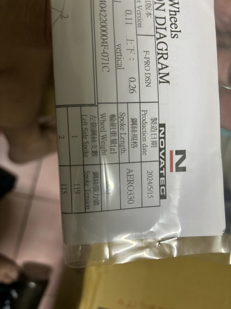 Novatec R6 開箱