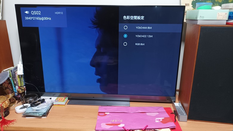 QS02電視棒沒辦法顯示4k 60Hz HDR