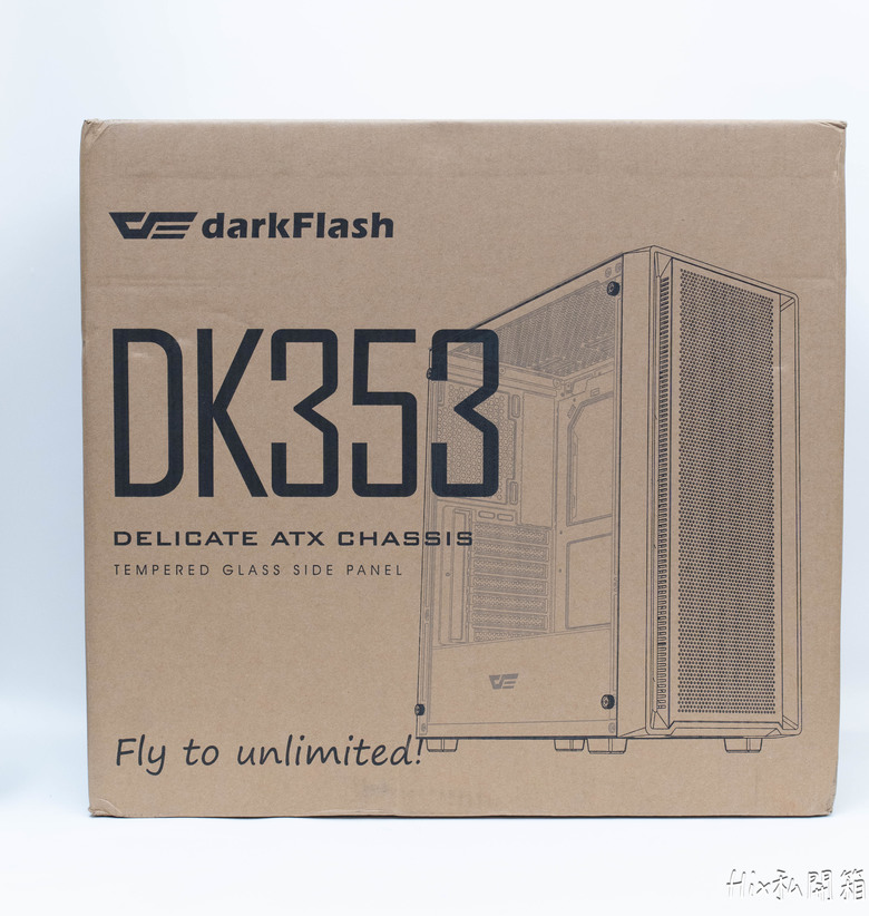 [開箱] 我就俗!! 大飛 DK353 平價機殼 開箱