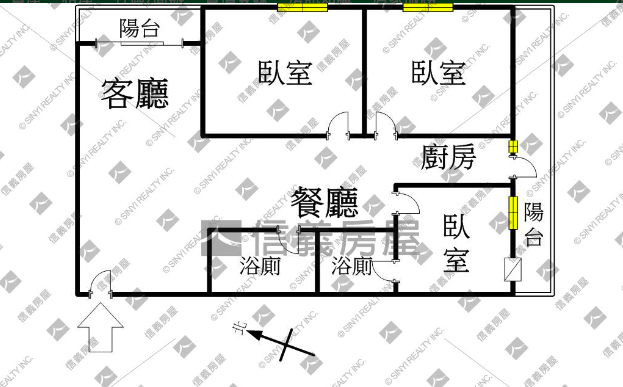 想請教中古屋大樓格局