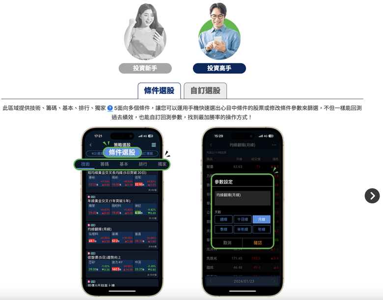 大家會參考券商App內的選股功能嗎？