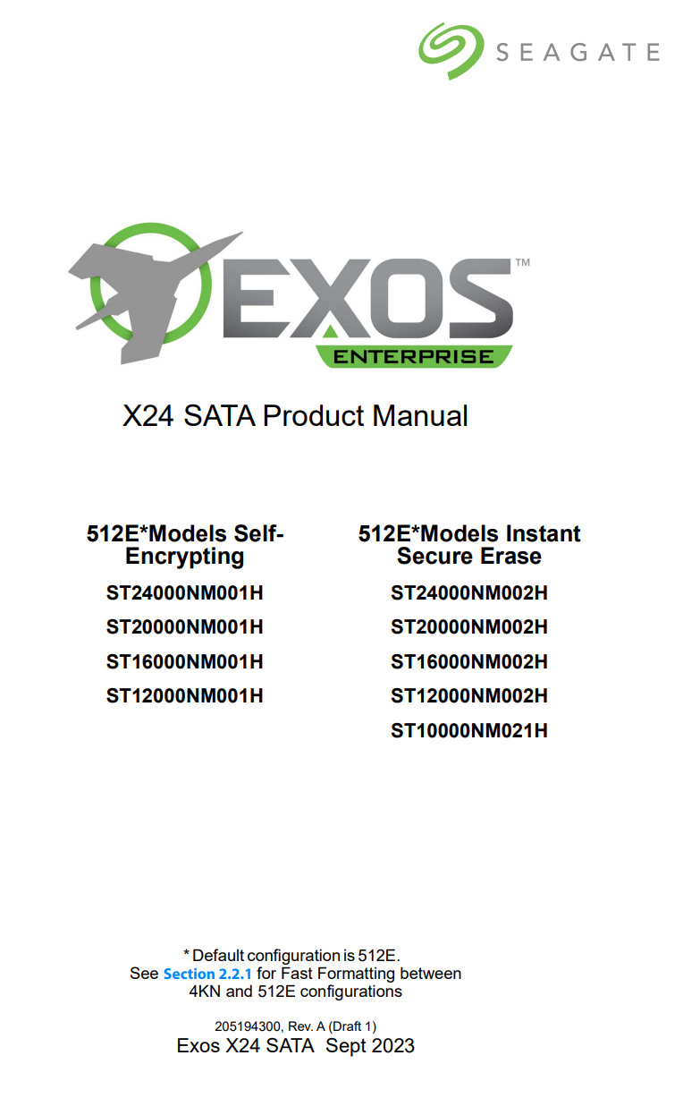 【開箱簡測】Seagate Exos X24 24TB ST24000NM002H 硬碟效能簡測 (圖多)