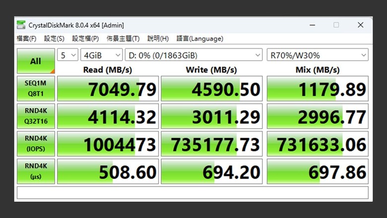 點我看大圖 鎖定 InnoGrit 主控晶片 SSD。TEAMGROUP G70 Pro 2TB PCIe Gen4 x4 SSD