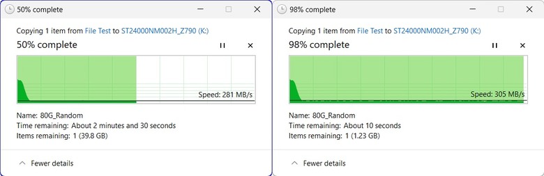 【開箱簡測】Seagate Exos X24 24TB ST24000NM002H 硬碟效能簡測 (圖多)