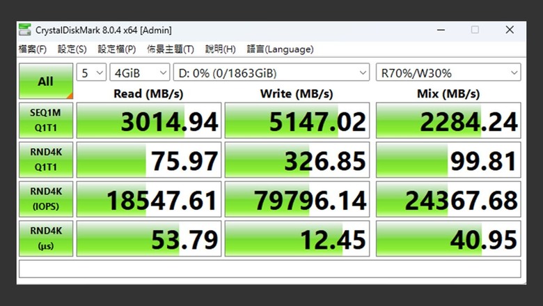 點我看大圖 鎖定 InnoGrit 主控晶片 SSD。TEAMGROUP G70 Pro 2TB PCIe Gen4 x4 SSD
