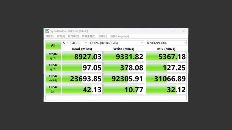 這就是 T0 級別的 SSD！Crucial T705 2TB PCIe Gen5 NVMe M.2 SSD with heatsink