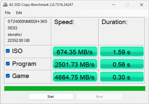 【開箱簡測】Seagate Exos X24 24TB ST24000NM002H 硬碟效能簡測 (圖多)