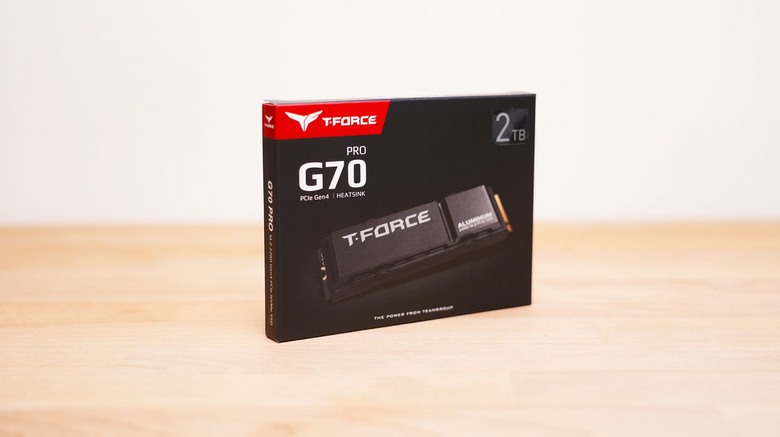 點我看大圖 鎖定 InnoGrit 主控晶片 SSD。TEAMGROUP G70 Pro 2TB PCIe Gen4 x4 SSD