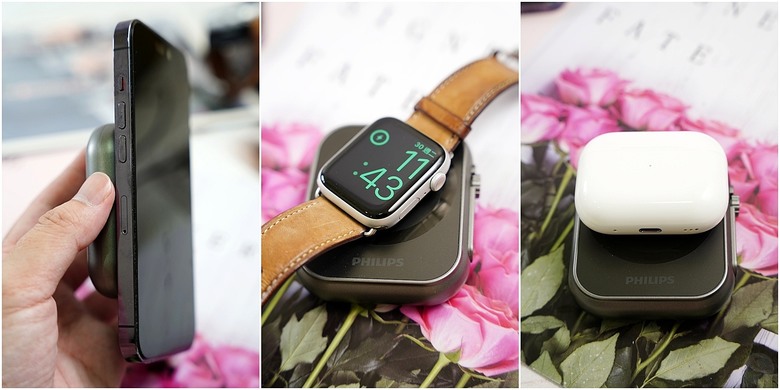 [開箱]PHILIPS 黑金剛三合一磁吸充電系列｜探索未來充電新趨勢，3 in 1『手機、手錶、耳機』同時無線充電
