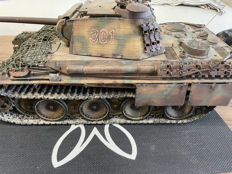 TAMIYA 1/16 (56022) GERMAN PANTHER TYPE G Full-Option Kit 坦克 遙控版分享