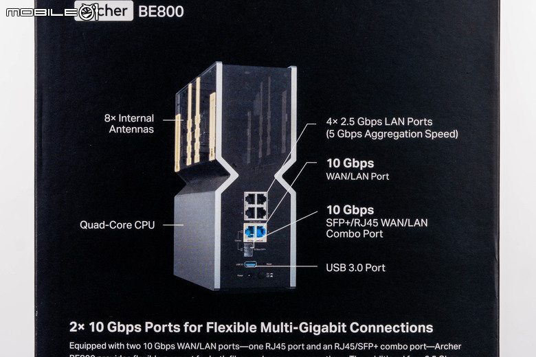 TP-Link Archer BE800 WiFi 7 路由器開箱實測 以 MLO 頻段聚合技術搭 6 GHz 頻段提供穩定高速傳輸