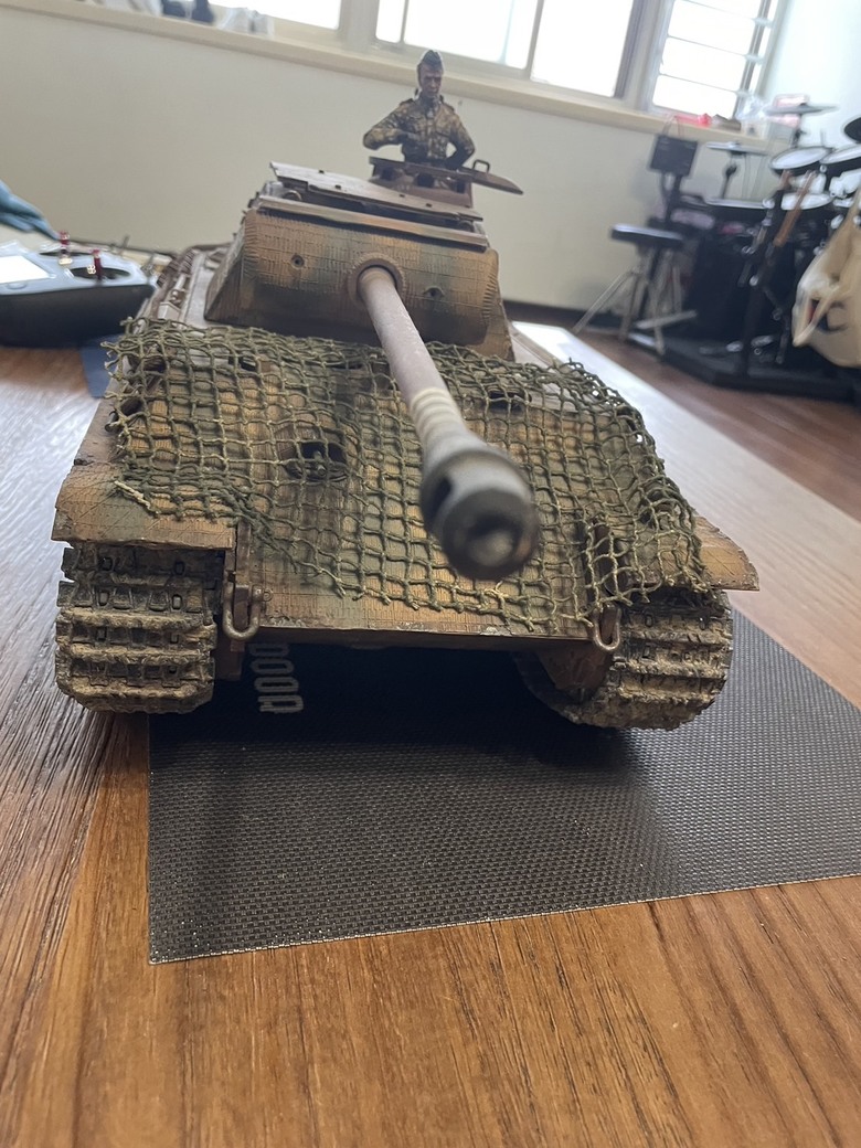 TAMIYA 1/16 (56022) GERMAN PANTHER TYPE G Full-Option Kit 坦克 遙控版分享