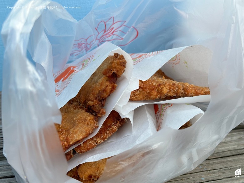 點我看大圖 澎湖西嶼|大池炸粿×鯊魚排_西嶼超級排隊必吃名店