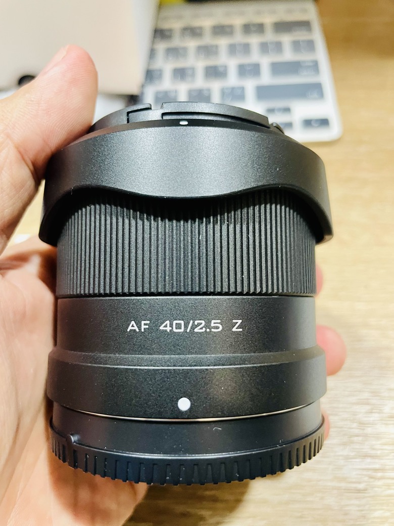 唯卓仕40 F2.5全幅Z鏡簡易開箱評測