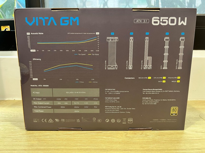FSP VITA GM 650W 新系列新登場 開箱
