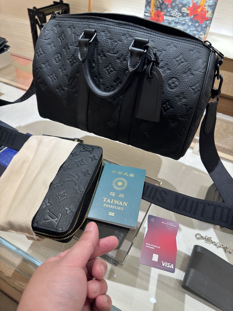 LV Keepall Bandoulière 35 & Monogram Empreinte 長夾