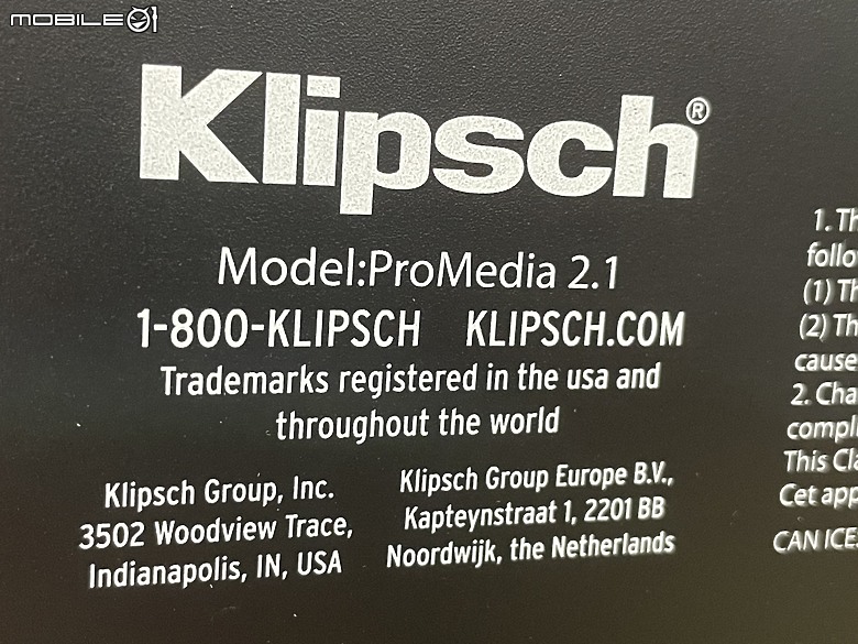 點我看大圖 Klipsch ProMedia 2.1 THX 評測:聲音的藝術
