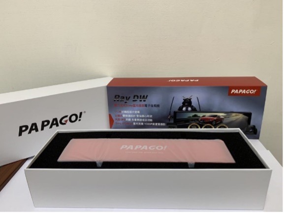 【新品開箱】PAPAGO! Ray DW雙刀流式Sony星光夜視電子後視鏡