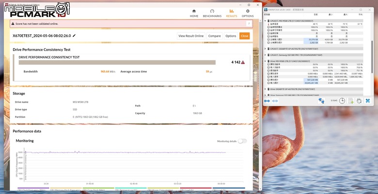 點我看大圖 微星 SPATIUM M580 FROZR PCIe 5.0 固態硬碟實測 以大型散熱設計打造更快傳輸效能